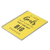 Ziel-großes genug Notizbuch Notizblock (Linke Seite)