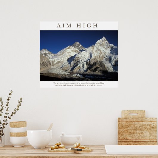 Ziel High Poster (Küche)