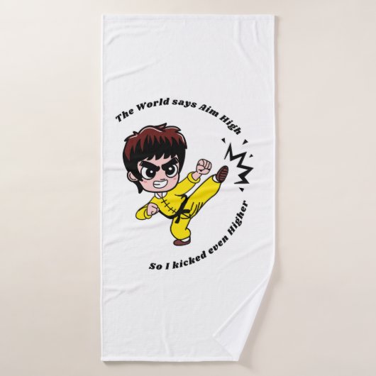 Ziel hoch Motivierend Badehandtuch (Badehandtuch)