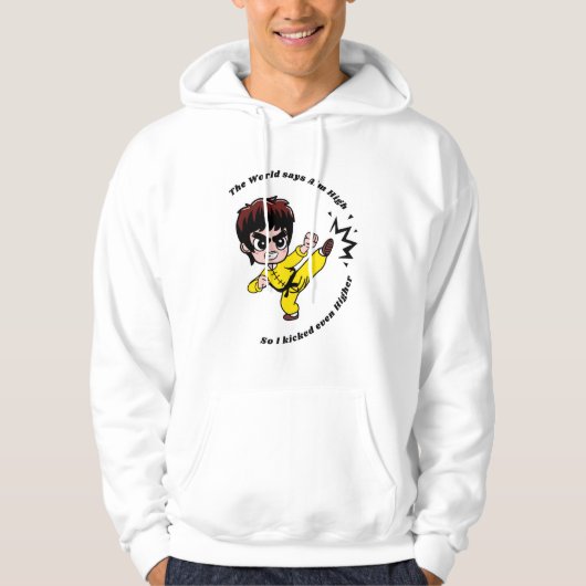 Ziel hoch motivierend hoodie (Vorderseite)