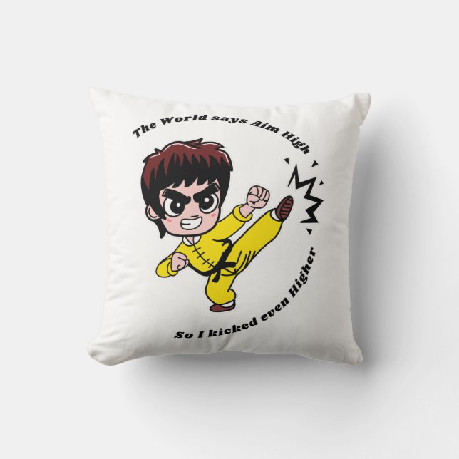 Ziel hoch Motivierend Kissen (Vorderseite)