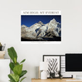 Ziel hoch: Mt Everest Poster (Heimbüro)