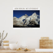 Ziel hoch: Mt Everest Poster (Küche)