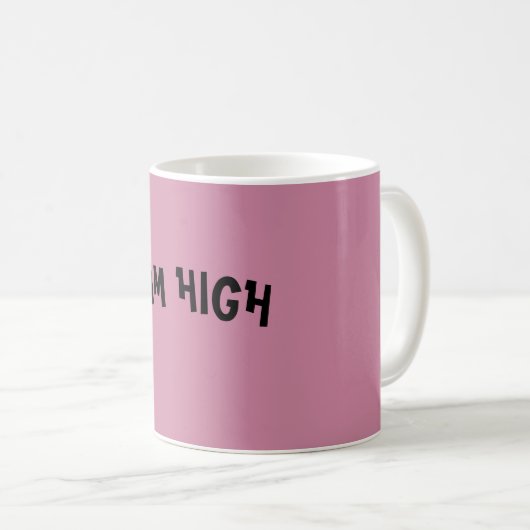 ZIEL HOHE Kaffee-Tasse Kaffeetasse (VorderseiteRechts)