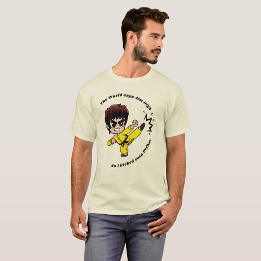 Ziel Hoher motivierend T - Shirt für Männer (Vorne ganz)