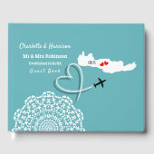 Ziel Kreta griechische Hochzeit Gästebuch (Vorderseite)