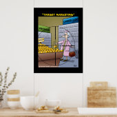 "Ziel-Marketing" Poster (Küche)