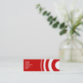 Ziel Mini Visitenkarte (Stehend Vorderseite)