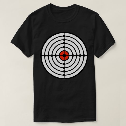 Ziel mit Red Bullseye T-Shirt (Design vorne)