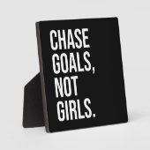 Ziel nicht Mädchen verfolgen - Fitness, Husteln, E Fotoplatte (Vorderseite)