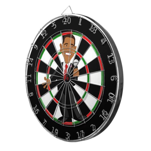 Ziel Obama Dartscheibe (Vorderseite rechts)
