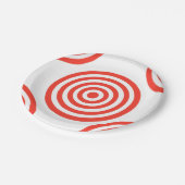 Ziel Pappteller (Schrägansicht)