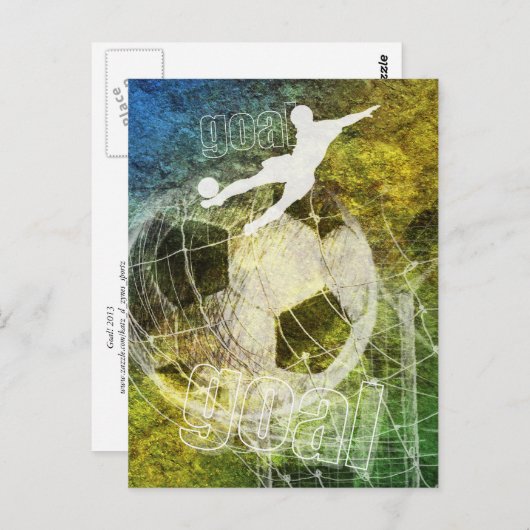 Ziel! Postkarte (Vorne/Hinten)