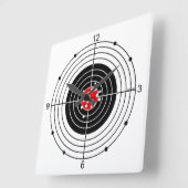 Ziel Quadratische Wanduhr (Winkel)