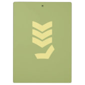 Ziel-Rifboard-Zwischenablage V2 Klemmbrett (Rückseite)