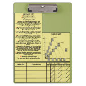 Ziel-Rifboard-Zwischenablage V2 Klemmbrett (Vorderseite)