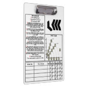 Ziel-Rifle-Zwischenablage (mit Scorecard) Klemmbrett (Rechts)