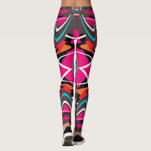 Ziel-Rose Leggings (Rückseite)