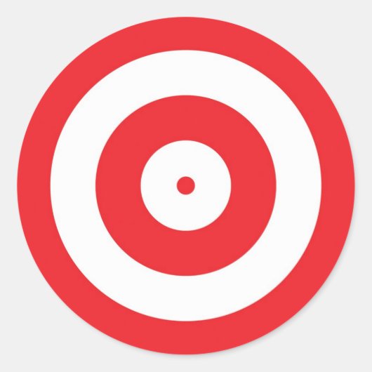 Ziel Runder Aufkleber (Vorderseite)