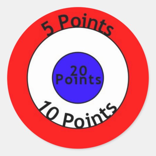 Ziel Runder Aufkleber (Vorderseite)