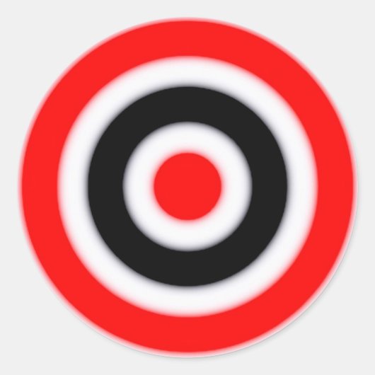 Ziel Runder Aufkleber (Vorderseite)