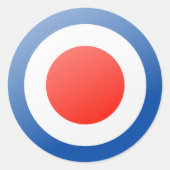 Ziel Runder Aufkleber (Vorderseite)