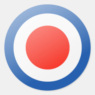 Ziel Runder Aufkleber