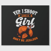 Ziel schießen Yep, ich schieße wie ein Geschenk fü Geschenkpapier (Flach)