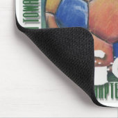 Ziel! Schrifts-Fußball mousepad (Ecke)