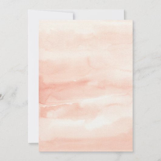 Ziel tropische Hochzeit speichern das Datum (Rückseite)