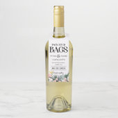 Ziel tropische Hochzeit speichern das Datum Flaschenanhänger (Auf Flasche)