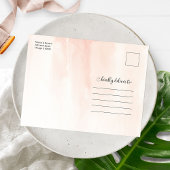 Ziel tropische Hochzeit speichern das Datum Postkarte