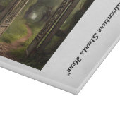 "Ziel unbekannt" Schneidebrett (Ecke)