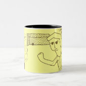 Ziel und Sieg Zweifarbige Tasse (Mittel)