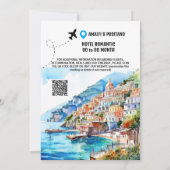 Ziel von Amalfi Save the Date Foto (Rückseite)