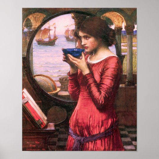 Ziel von John Waterhouse Print Poster (Vorne)