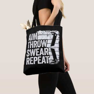 Ziel Wurf Schwur Wiederholung Corn Hole Bean Bag T Tasche