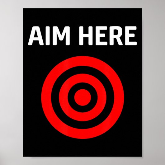 Ziel Ziel hier Poster (Vorne)