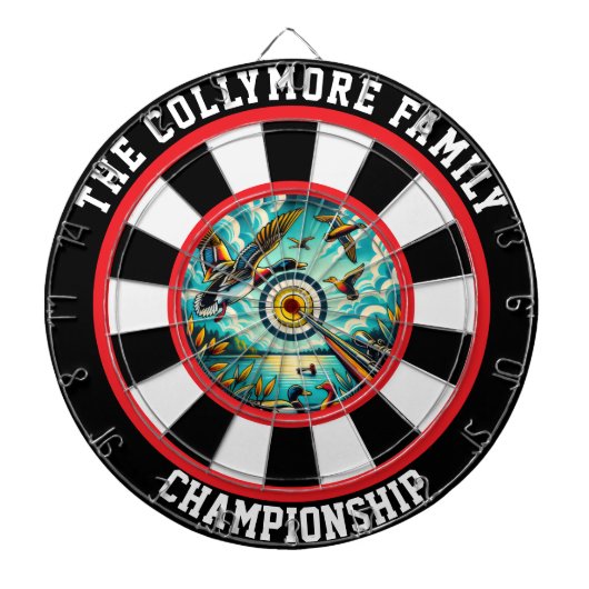 Zieldesign für kühne flatternde Enten Dartscheibe (vorne)