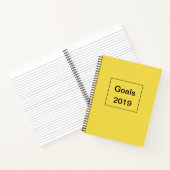 Ziele 2019 - notizblock (Innenseite)