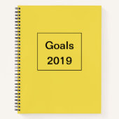 Ziele 2019 - notizblock (Vorderseite)