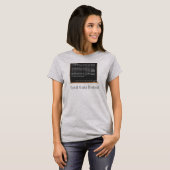 Ziele auf der Tafel T-Shirt (Vorne ganz)