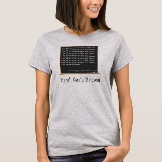Ziele auf der Tafel T-Shirt (Vorderseite)