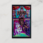 ZIELE DER VERLORENEN SCHADOWS / CHARIOT Black Pape Visitenkarte (Rückseite)