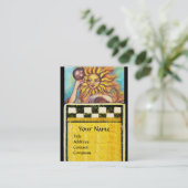 ZIELE DER VERLORENEN SCHATTEN 19 / DER SONNE VISITENKARTE (Stehend Vorderseite)