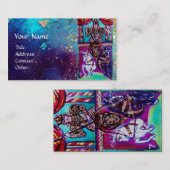 ZIELE DER VERLORENEN SCHATTEN / CHARIOT-Blau Visitenkarte (Vorne/Hinten)