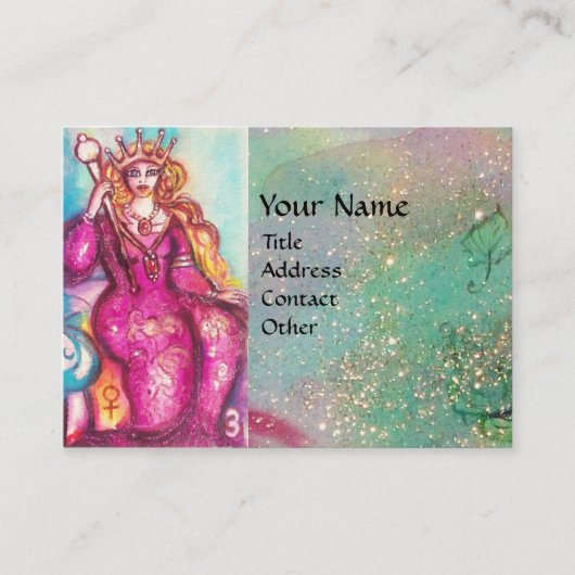 ZIELE DER VERLORENEN SCHATTEN / DER EMPRESS VISITENKARTE (Vorderseite)