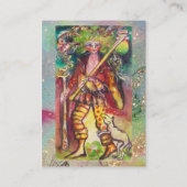 ZIELE DER VERLORENEN SCHATTEN / DER FOOL VISITENKARTE (Rückseite)