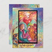 ZIELE DER VERLORENEN SCHATTEN/DER LIEBER POSTKARTE (Vorne/Hinten)