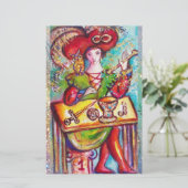 ZIELE DER VERLORENEN SCHATTEN / DER MAGIKER BRIEFPAPIER (Stehend Vorderseite)